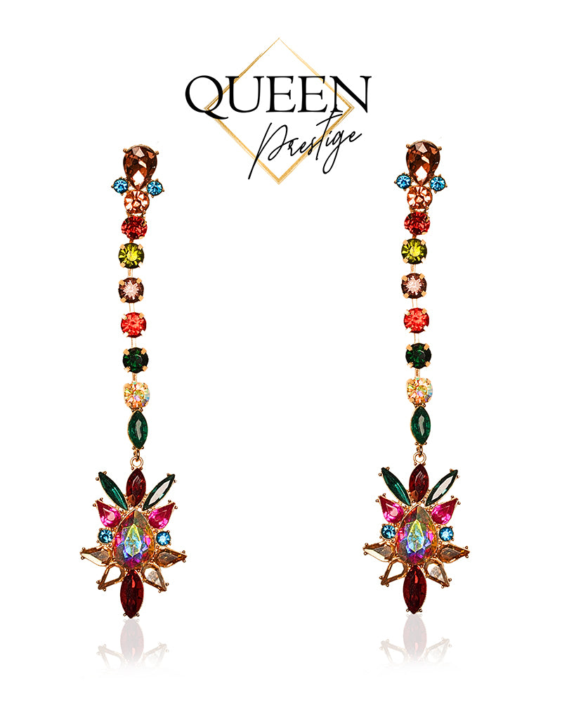 Colorful Aura Drop Earrings