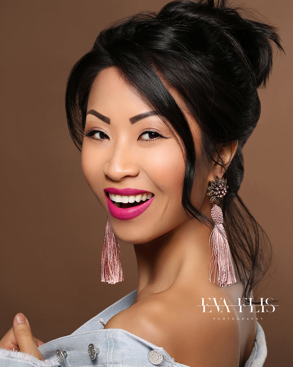 Endless Summer Pink Tassel Earrings