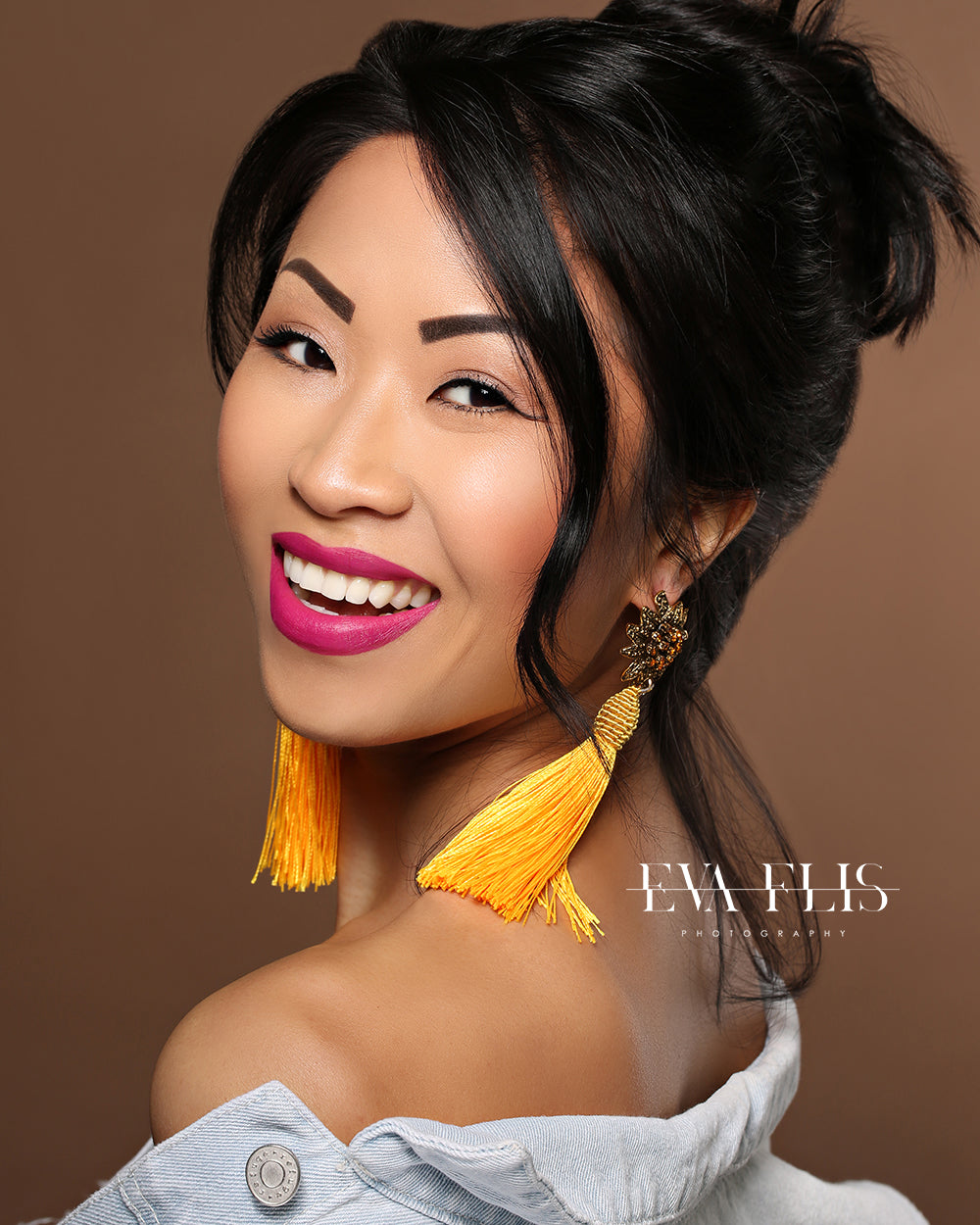 Endless Summer Yellow Tassel Earrings