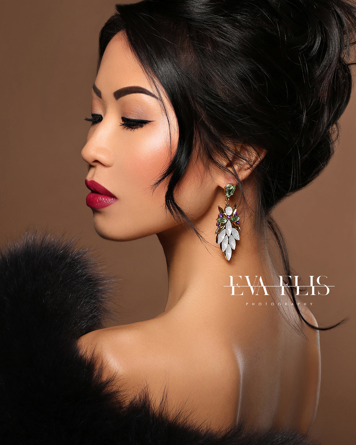 Over the Moon Chandelier Earrings