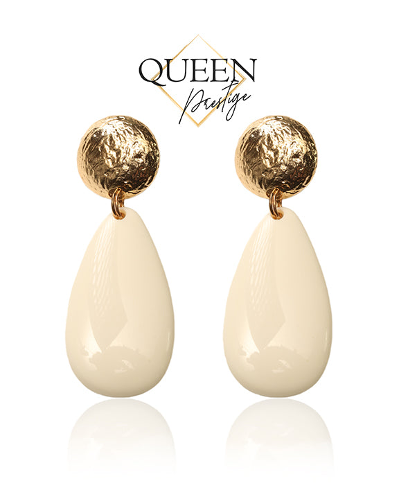 Dreaming Big Off-White Earrings