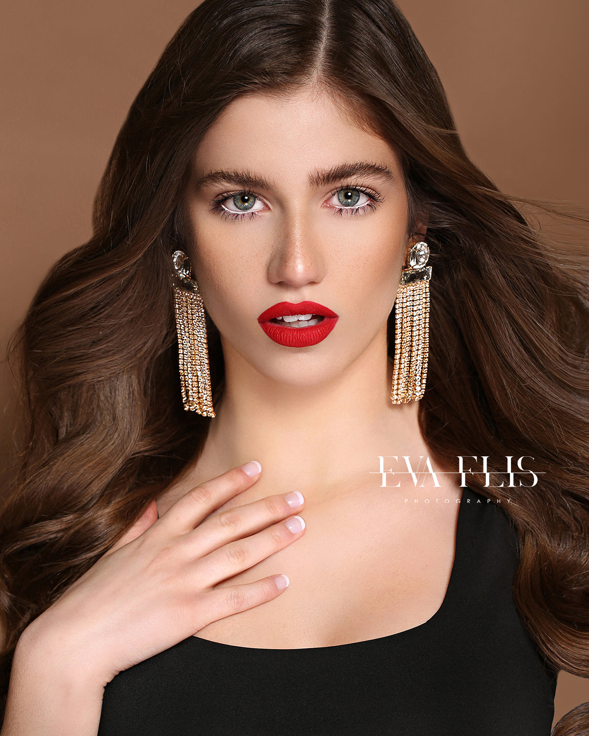 Crystal Fall Chandelier Earrings