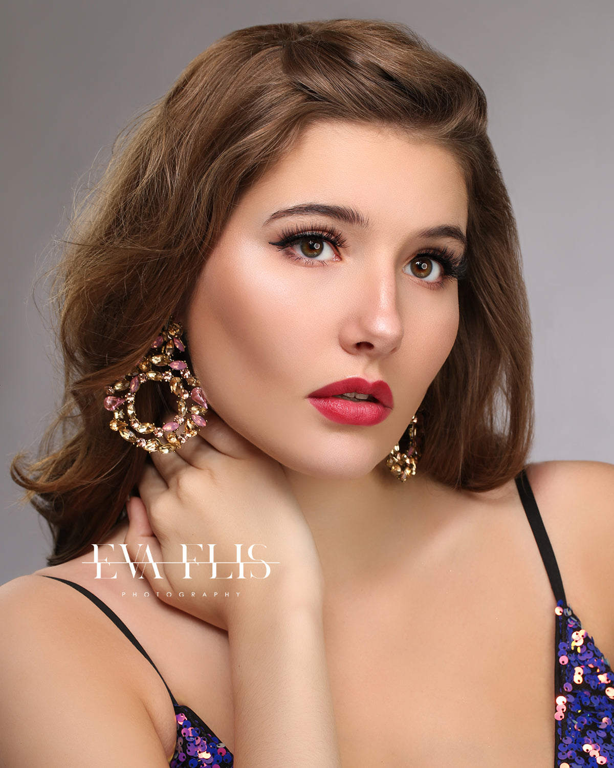 Shining Gold Star Earrings