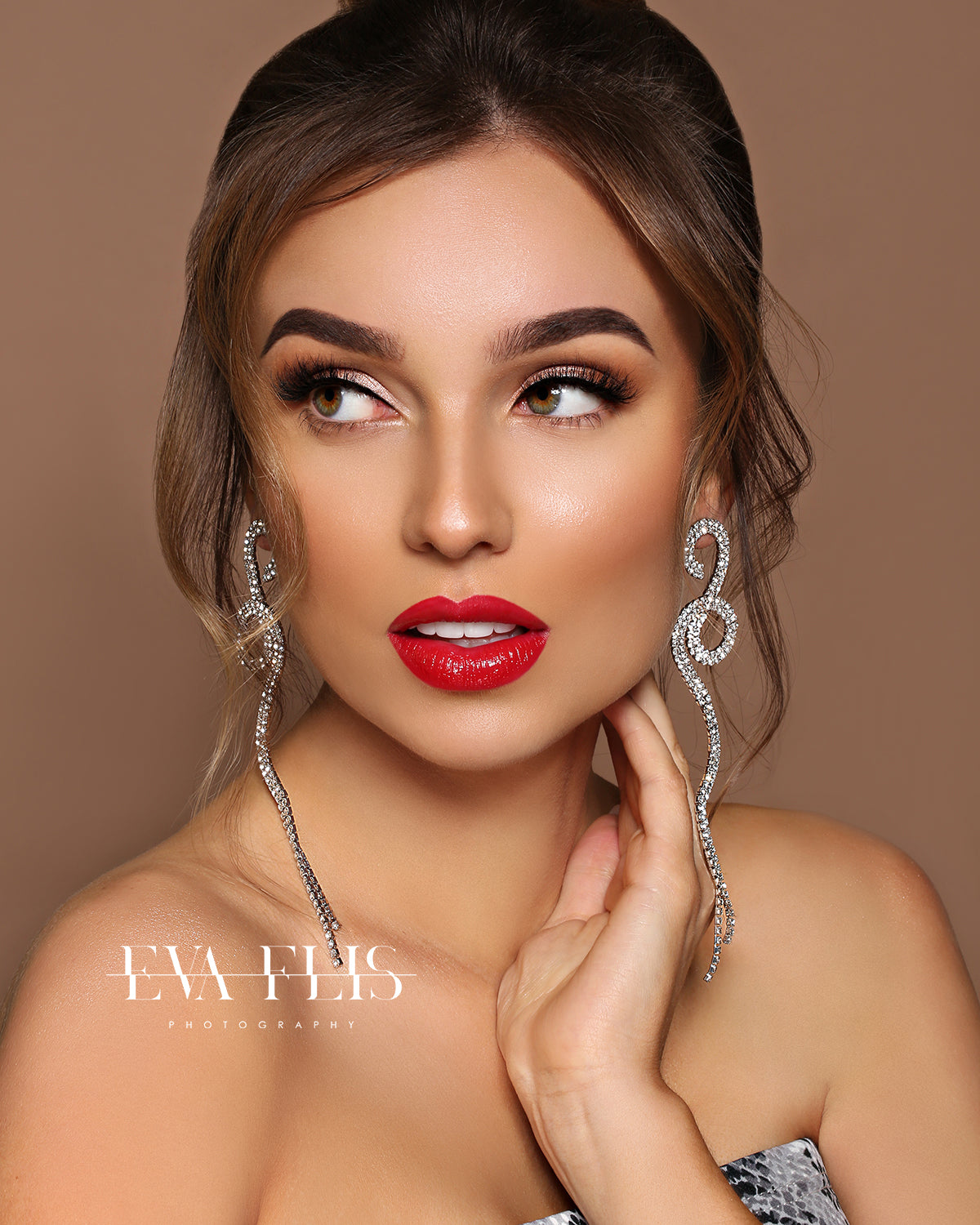 Heading to Vegas Drop Earrings - Silver