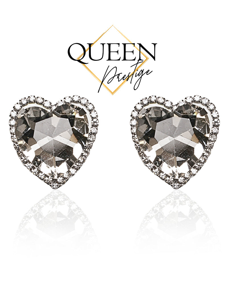 Queen Of Hearts Clip-Ons
