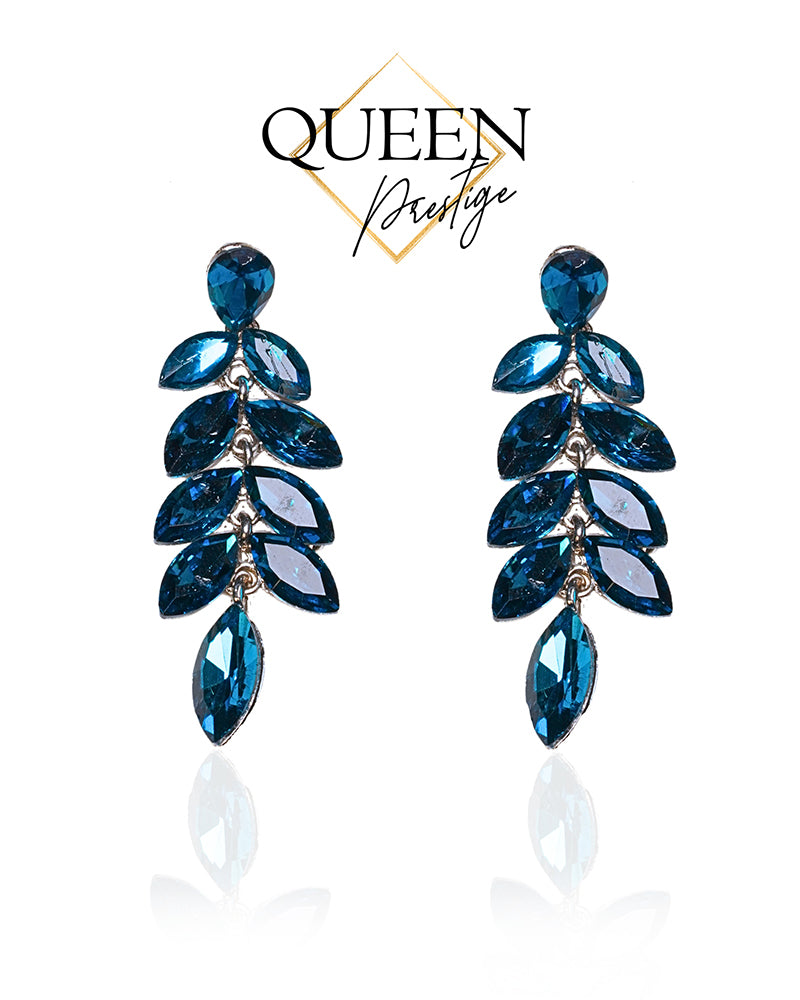 Deserve It All Blue Dangle Earrings