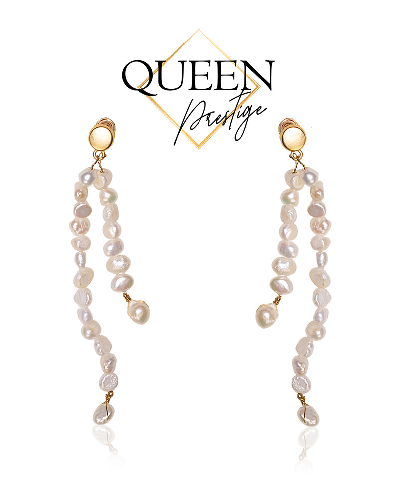 Beauty with Brains Pearls Earrings