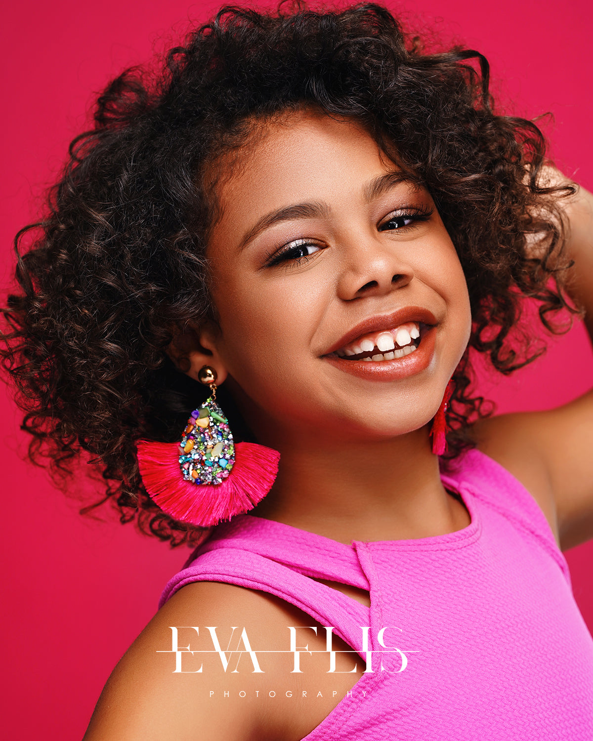 Vacation Ready Pink Tassel Earrings