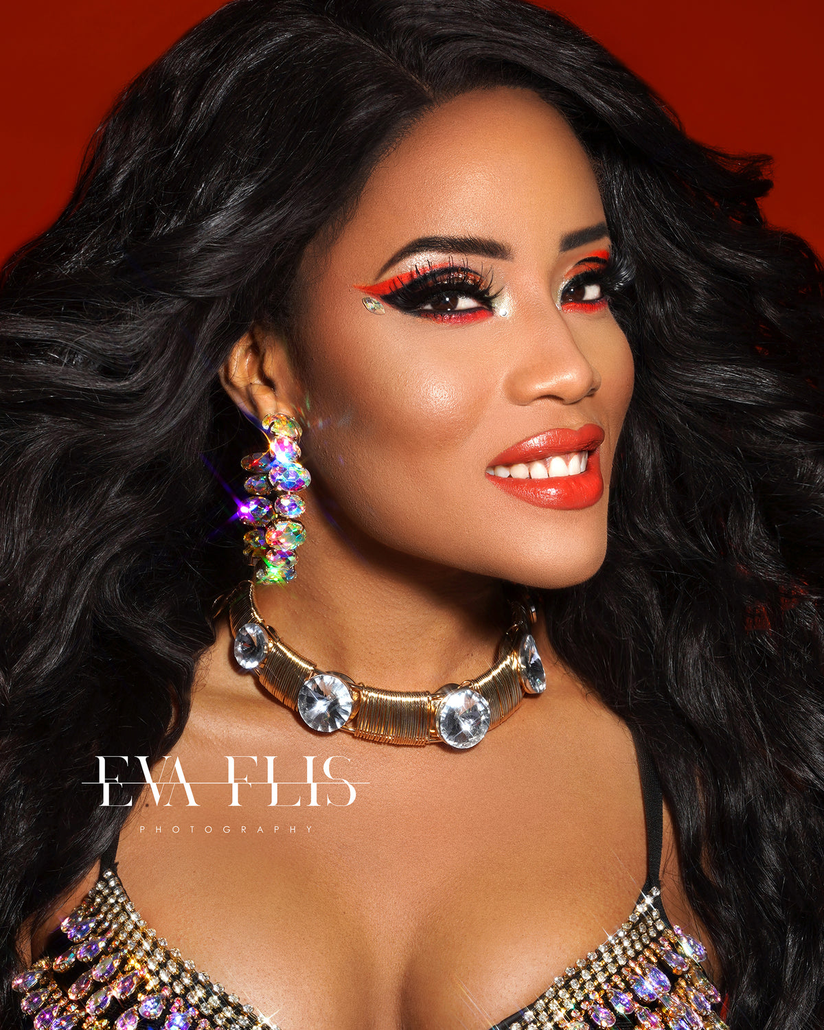 Crowned Diva Hoops