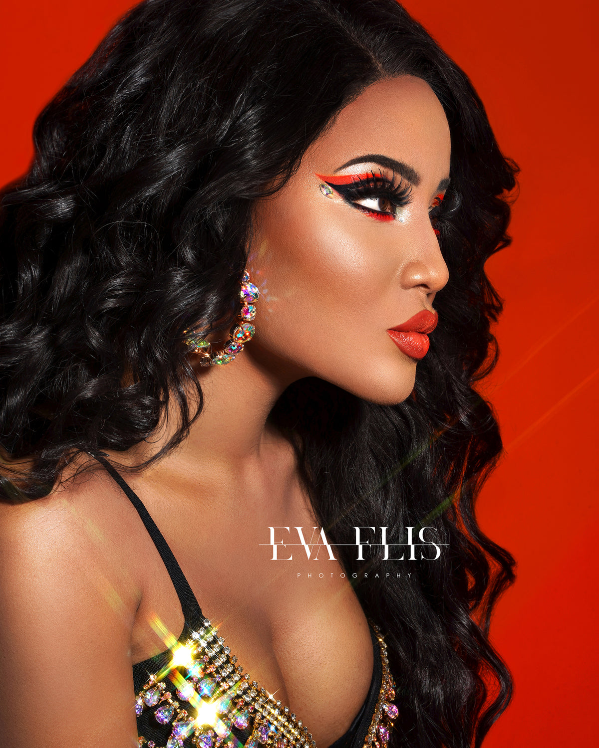 Crowned Diva Hoops