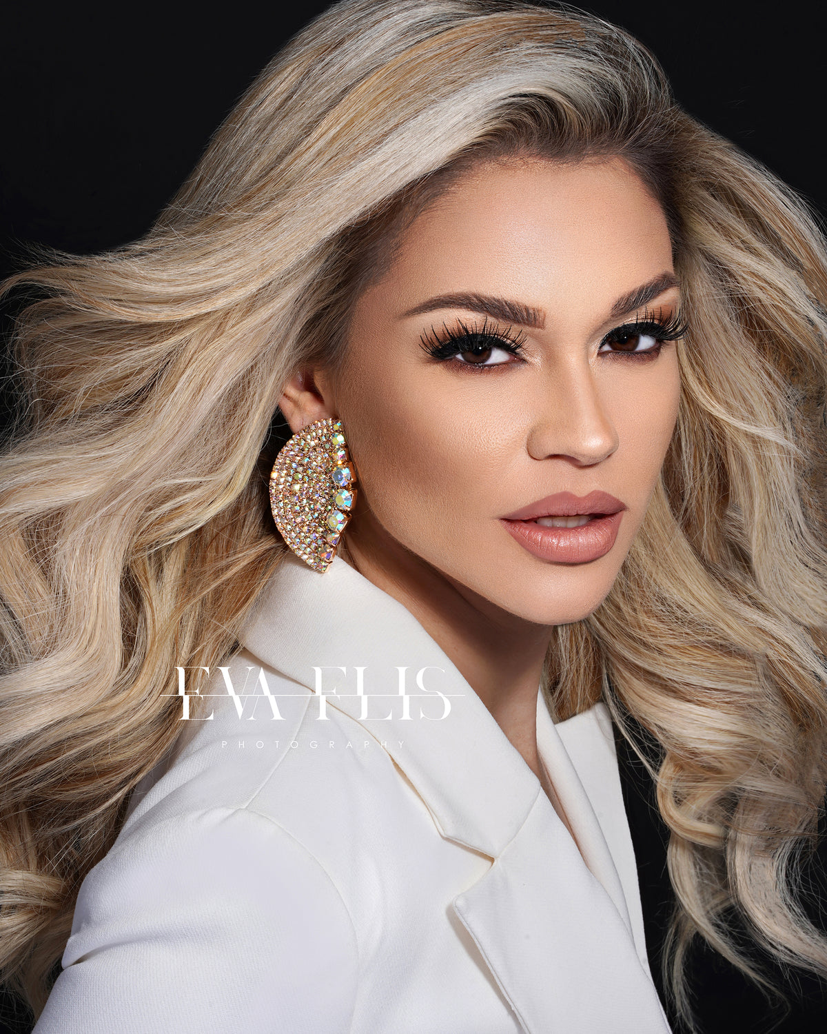 Glamour Fest Gold Earrings