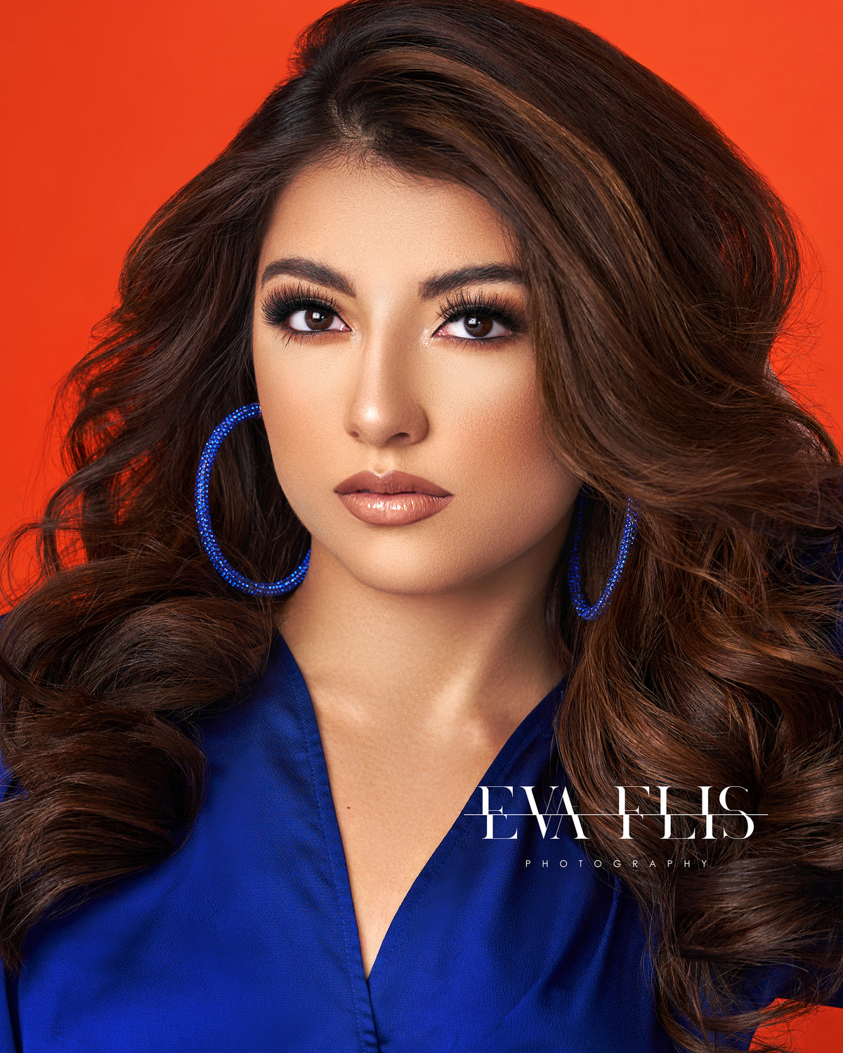 Dazzling Royalty Blue Hoops
