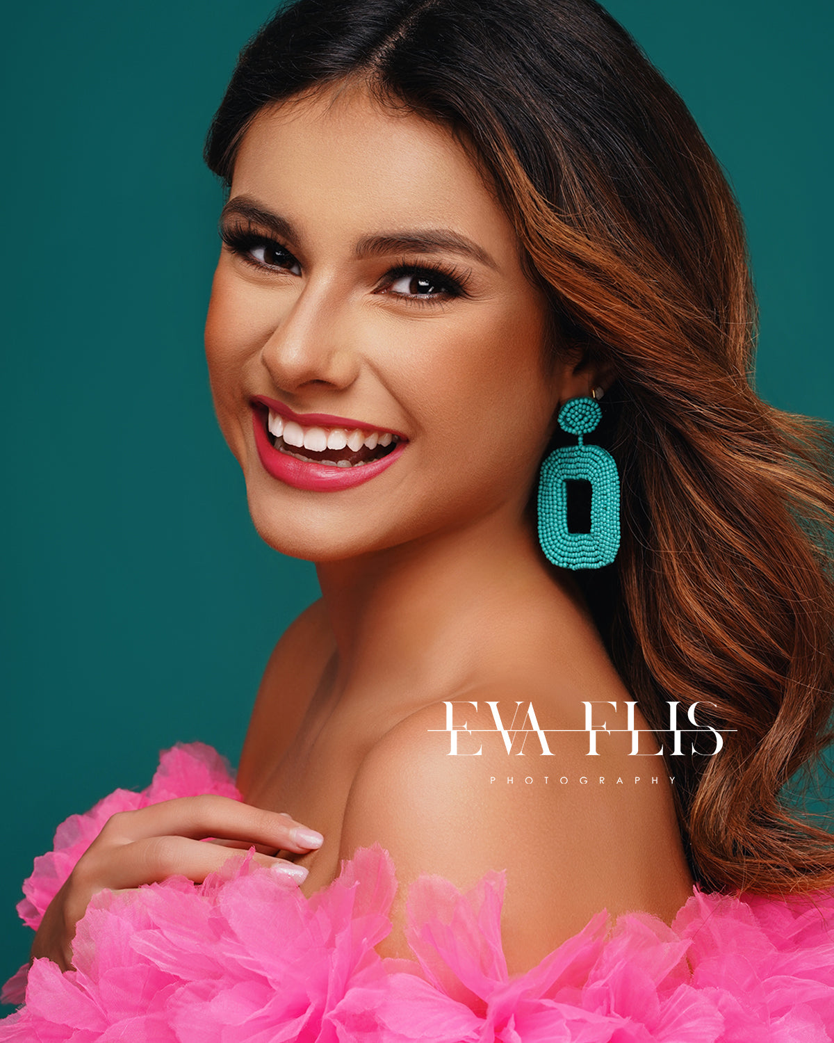 On Another Level Teal Earrings