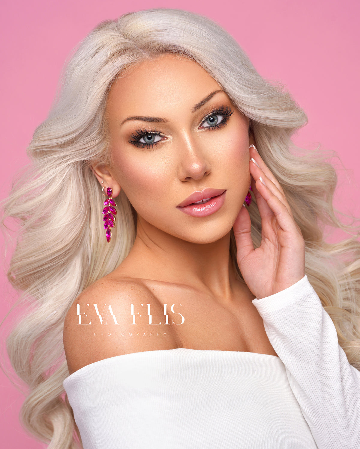 Deserve it all Pink Dangle Earrings