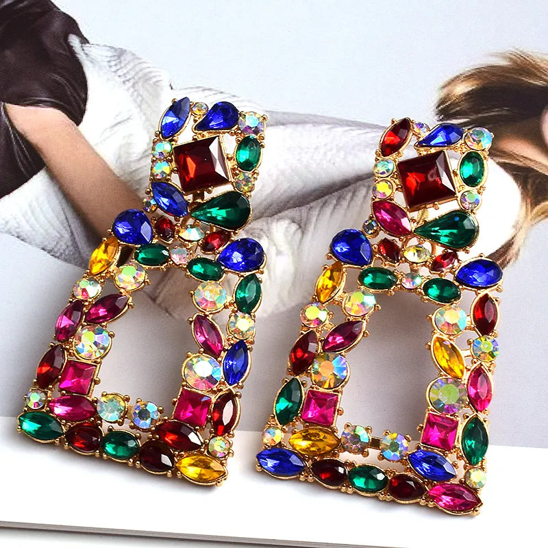 Glamorama Rainbow Dangle Earrings