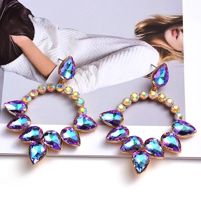 Queen Babe Light Blue Earrings