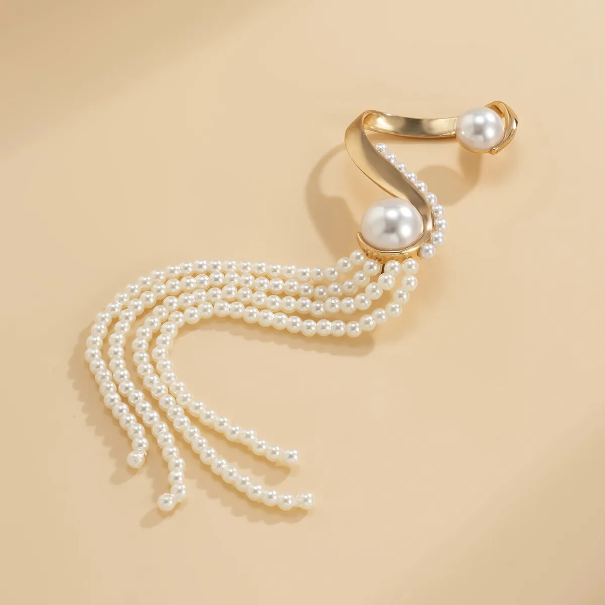 Glamour Icon Pearl Climber Earrings