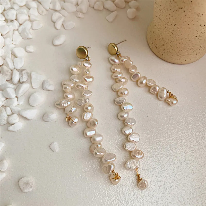 Beauty with Brains Pearls Earrings
