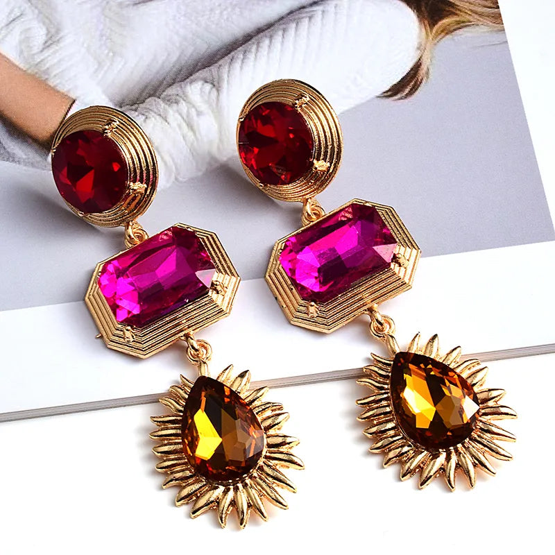 Confidently Crowned Drop Earrings