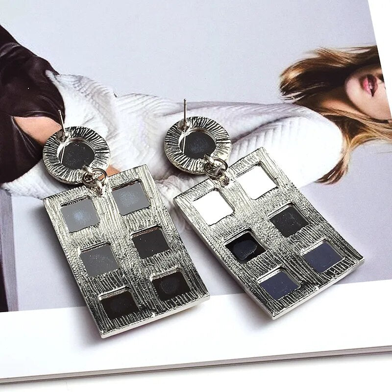Glam Slam Mirror Earrings
