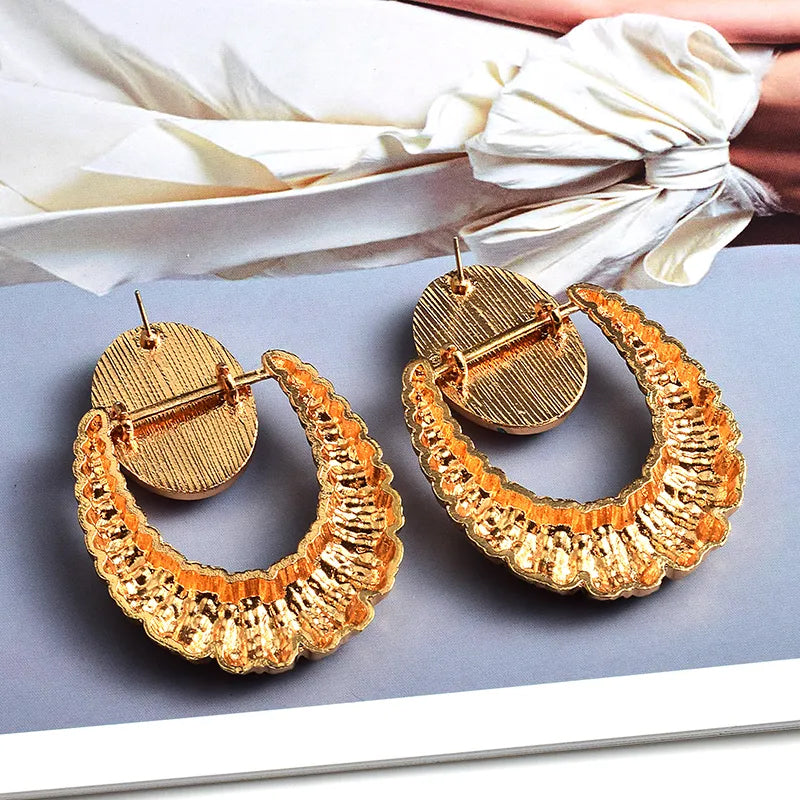 Glamour Games Yellow Crystal Earrings
