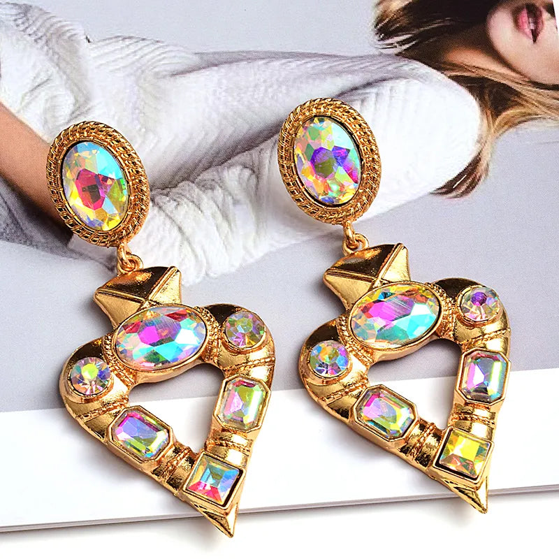 Crowned and Confident AB Earrings