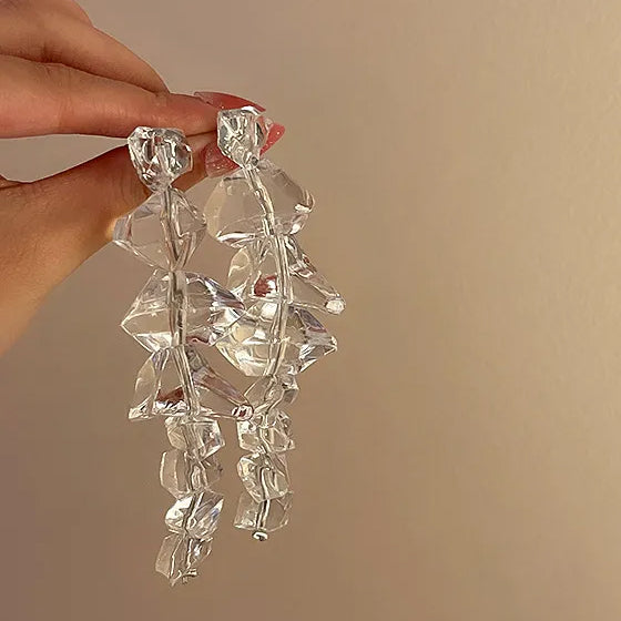 Single Spotlight Drop Earrings