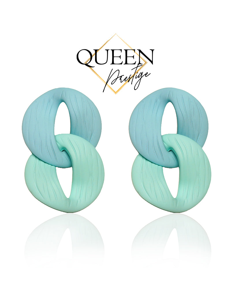 Weekend Satisfaction Light Blue Earrings