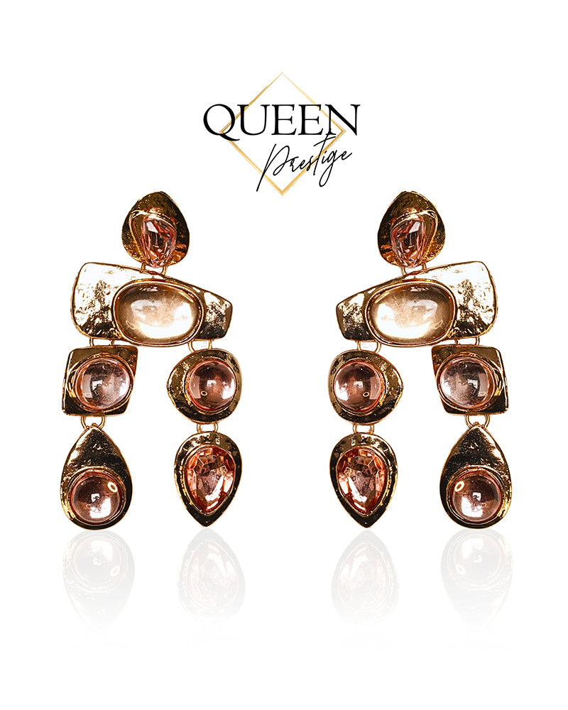 All I Need Rose Gold Dangle Earrings