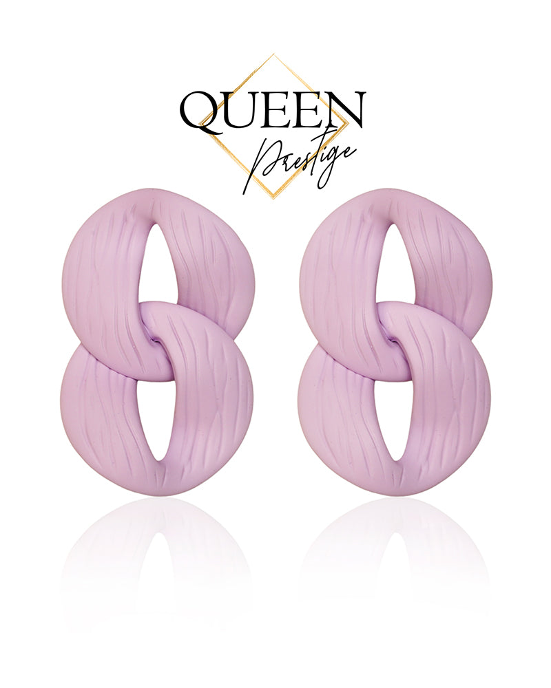 Weekend Satisfaction Purple Earrings