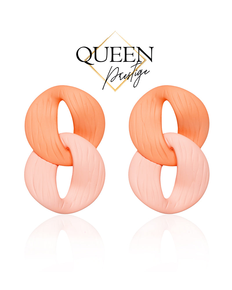 Weekend Satisfaction Orange Earrings