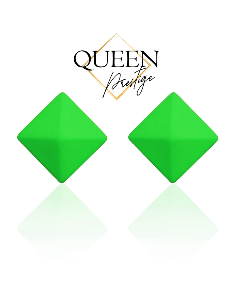 Trendsetter Neon Green Earrings