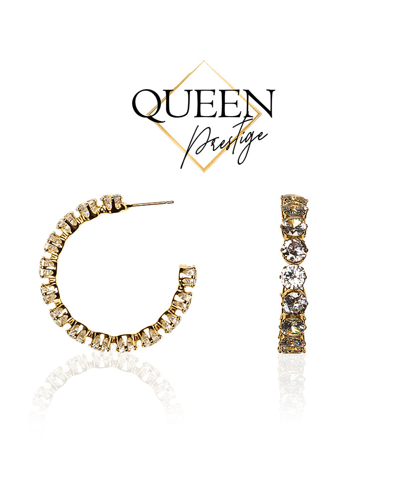 Beauty Blitz Gold Hoops