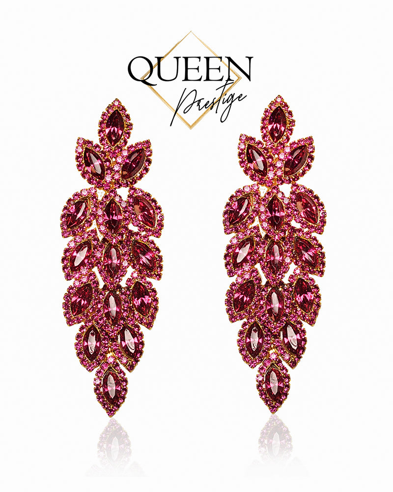 Crowning Chic Drop Earrings