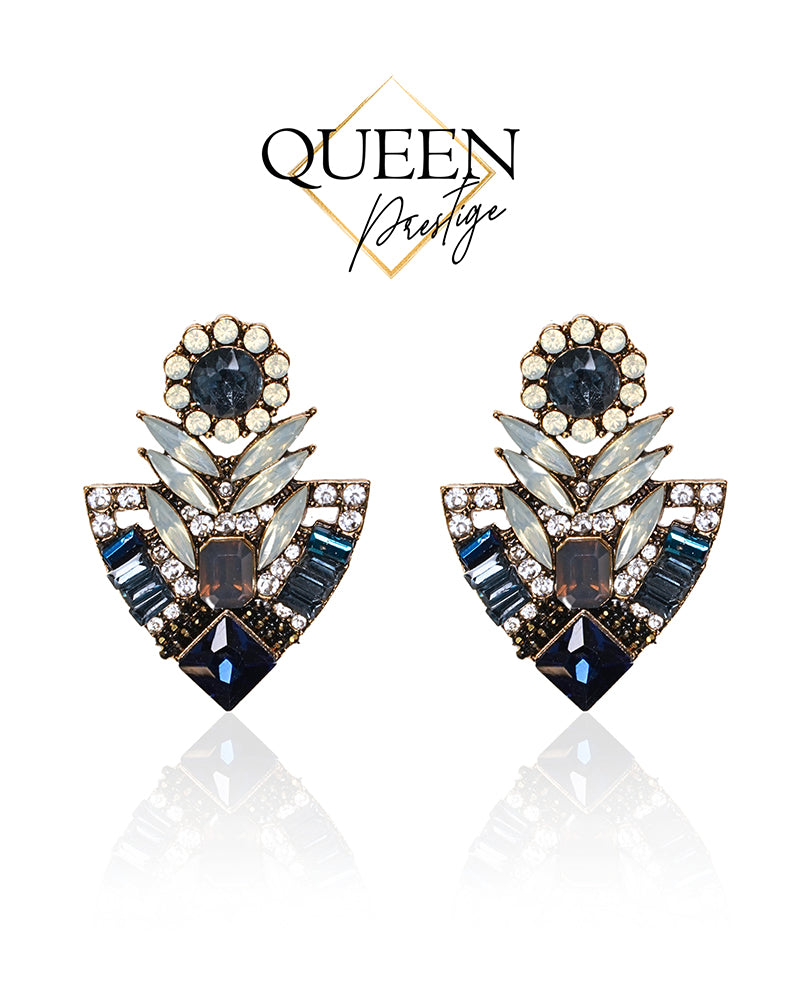 Too Unpredictable Blue Earrings