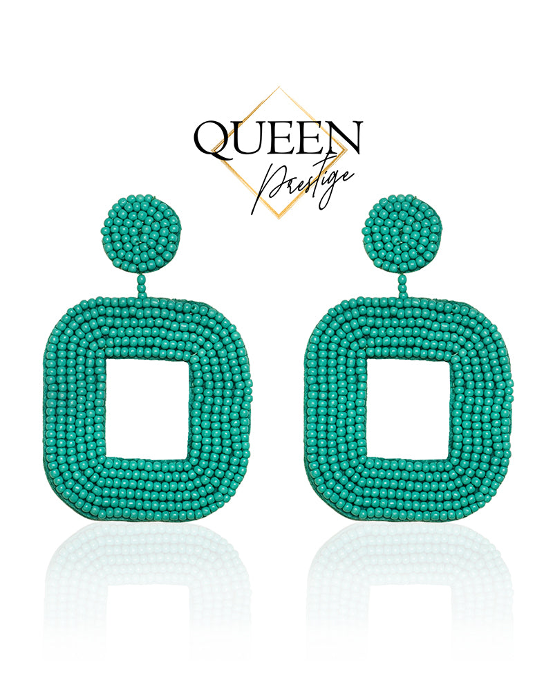 On Another Level Teal Earrings