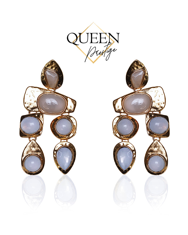 All I Need Blue Dangle Earrings