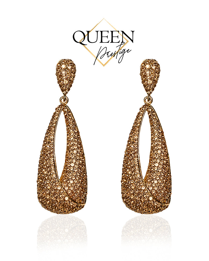 Spectacular Style Gold Earrings – Queen Prestige