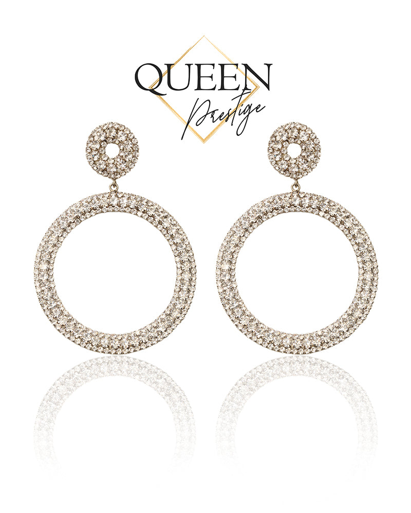 VIP Party Silver Earrings