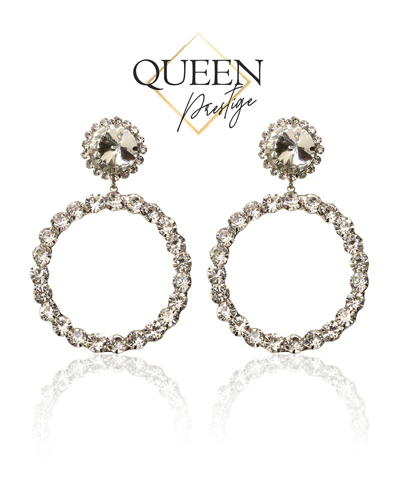 Hoops of Glam Silver