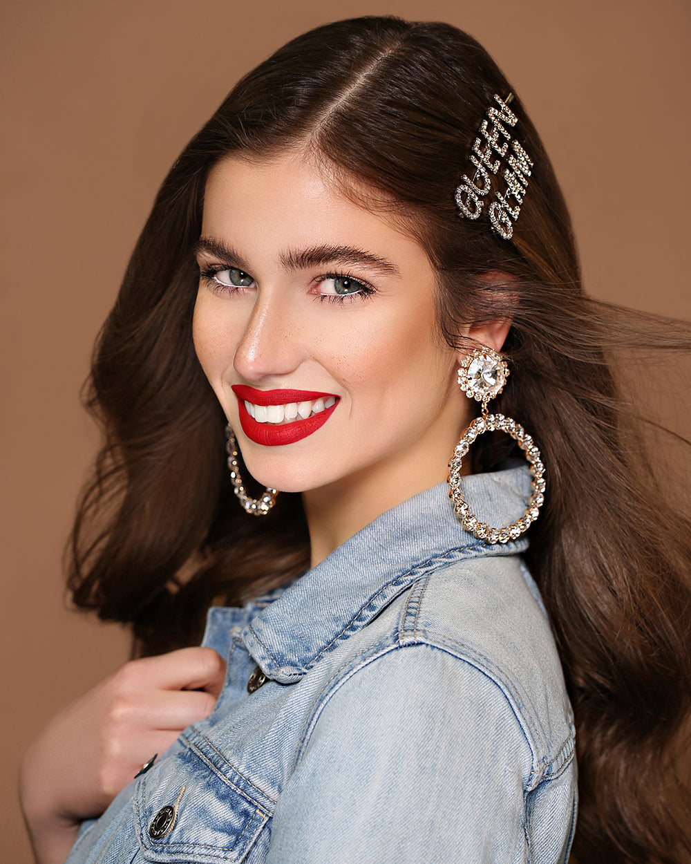 Hoops of Glam Silver