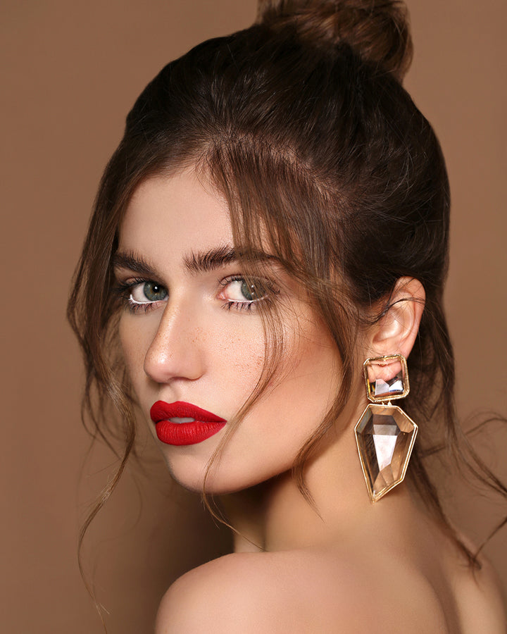 glam earrings