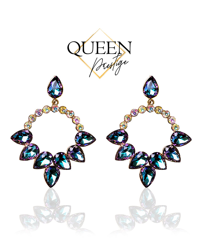 Queen Babe Light Blue Earrings